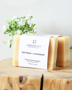 london ivy oat milk + Lavender soap / cleansing bars 